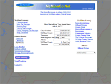 Tablet Screenshot of mcminnco.net